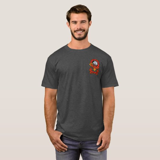 Clan Galbraith Mannen T-shirts met Crest (Voorkant volledig)