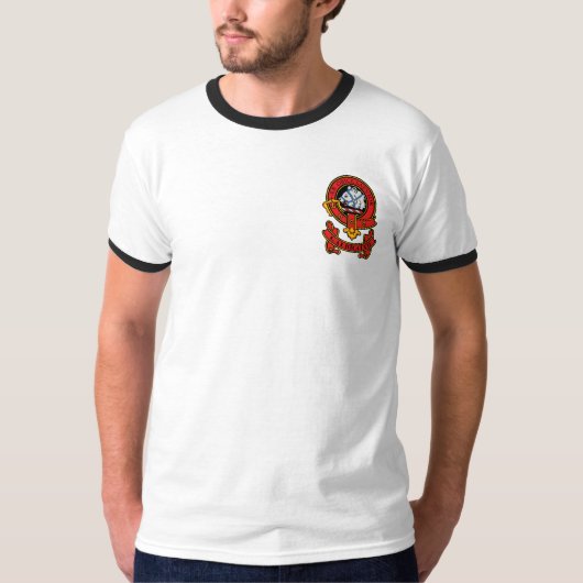Clan Galbraith Mannen T-shirts met Crest (Voorkant)
