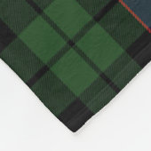 Clan Galbraith Modern Tartan Pset Fleece Deken (Hoek)