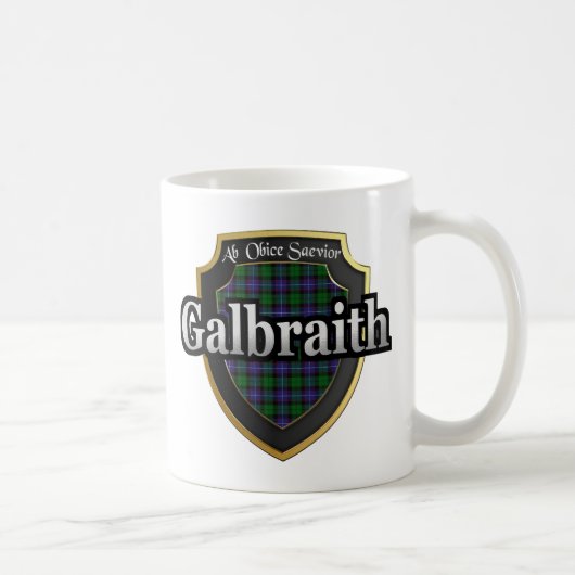 Clan Galbraith Schotse dynastie Tartan Mokken Cups (Rechts)