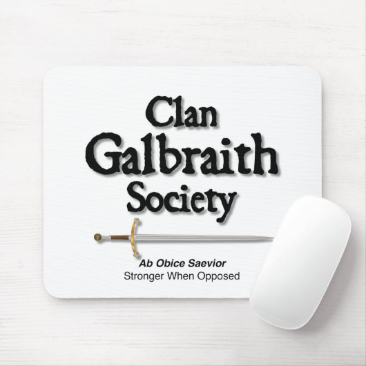 Clan Galbraith Society Muismat (Met muis)