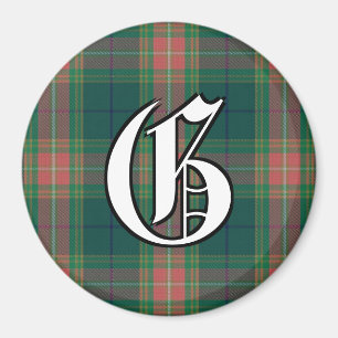 Clan Gallagher Family Irish Tartan Pset Accents Magneet