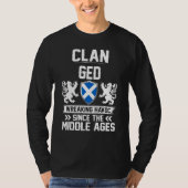 Clan Ged Schotse Familie Clan Schotland Wreaking H T-shirt (Voorkant)
