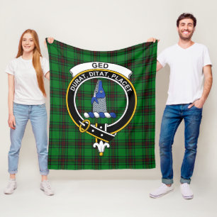Clan Ged Tartan Schotse ruit Fleece Deken