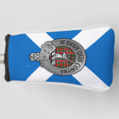 Clan geeft Crest & Tartan uit aan Saltire Golfheadcover (Voorkant)