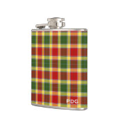 Clan Gibbs Tartan Monogram Heupfles (Links)
