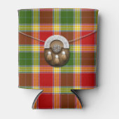 Clan Gibson Tartan en Sporran Blikjeskoeler (Voorkant)