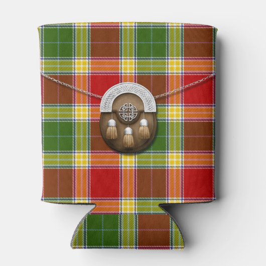 Clan Gibson Tartan en Sporran Blikjeskoeler (Achterkant)