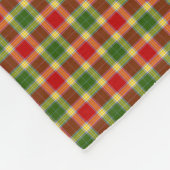 Clan Gibson Tartan Fleece Deken (Hoek)