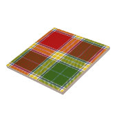 Clan Gibson Tartan Tegeltje (Zijkant)