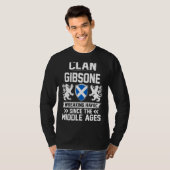 Clan Gibsone Scottish Family Clan Scotland Wreakin T-shirt (Voorkant volledig)