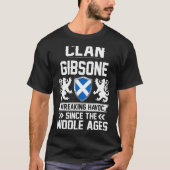 Clan Gibsone Scottish Family Clan Scotland Wreakin T-shirt (Voorkant)