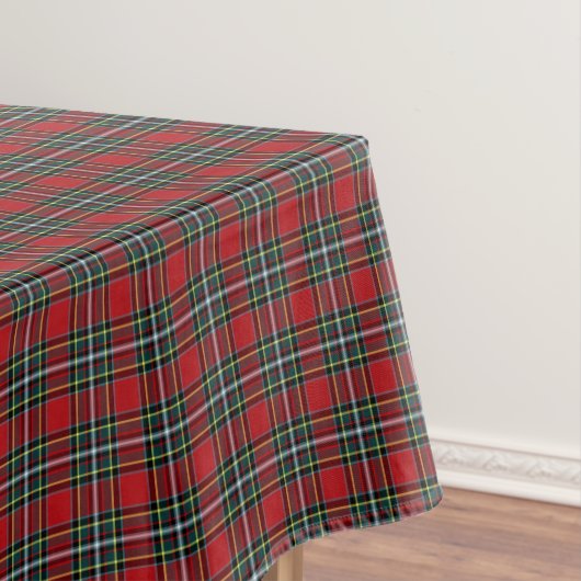 Clan Gillespie Bright Red Schotse Tartan Tafelkleed (Voorbeeld)