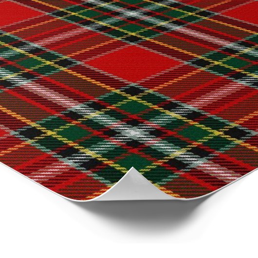 Clan Gillespie Tartan - Digitaal downloaden Poster (Hoek)