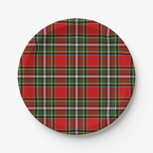 Clan Gillespie Tartan Papieren Bordje (Voorkant)