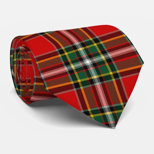 Clan Gillespie Tartan Stropdas (Opgerold)