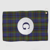 Clan Gillies Tartan Gepersonaliseerde Golfhanddoek (Horizontaal)
