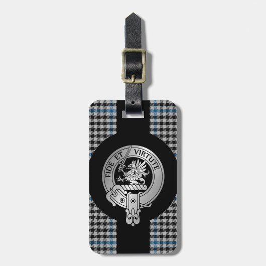 Clan Gladstone Crest Bagagelabel (Voorkant verticaal)