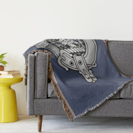 Clan Gladstone Crest & Tartan Deken