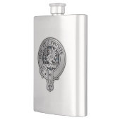 Clan Gladstone Crest & Tartan Flacon (Links)