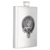 Clan Gladstone Crest & Tartan Flacon (Rechts)