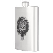 Clan Gladstone Crest & Tartan Flacon (Links)