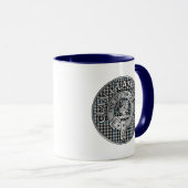 Clan Gladstone Crest & Tartan Mok (Voorkant rechts)