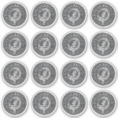 Clan Gladstone Crest & Tartan Sticker (Voorkant)