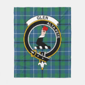Clan Glen Ancient Tartan Pset Fleece Deken (Voorkant)