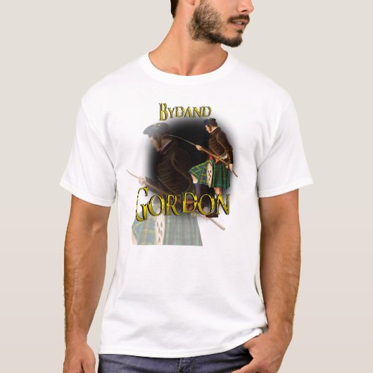 Clan Gordon Bydand Highland Games Shirten T-shirt (Voorkant)