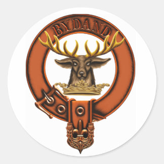 Clan Gordon Coat of Arms / Clan familie crest Ronde Sticker