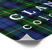 Clan Gordon Colors of Scotland Tartan Poster (Hoek)