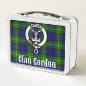 Clan Gordon Crest Badge & Tartan (Achterkant)