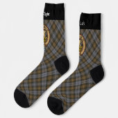 Clan Gordon Crest over de weethered Hunting Tartan Sokken (Links)