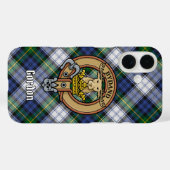 Clan Gordon Crest over Dress Tartan Case-Mate iPhone Case (Achterkant (horizontaal))