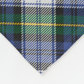 Clan Gordon Crest over Dress Tartan Fleece Deken (Hoek)