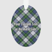 Clan Gordon Crest over Dress Tartan Ornament (achterkant)