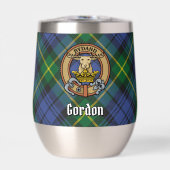 Clan Gordon Crest over Tartan (Voorkant)