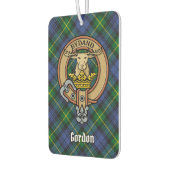 Clan Gordon Crest over Tartan Air Freshener Luchtverfrisser (Links)