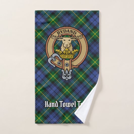 Clan Gordon Crest over Tartan Bad Handdoek (Handdoek)
