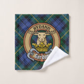 Clan Gordon Crest over Tartan Bad Handdoek (Wasdoekje)