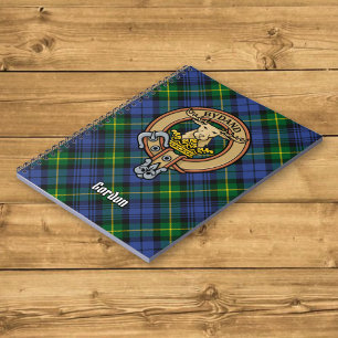 Clan Gordon Crest over Tartan Notitieboek