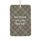 Clan Gordon Crest over Weathered Tartan Luchtverfrisser (Achterkant)