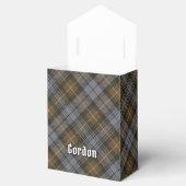 Clan Gordon Crest over Weathered Tartan Vor Box Bedankdoosjes (Geopend)