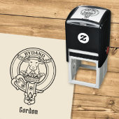 Clan Gordon Crest Self-Inking Stamp Zelfinktende Stempel