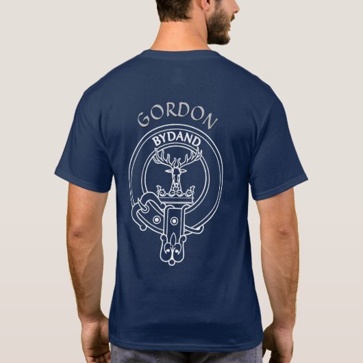 Clan Gordon Crest T-Shirt (Achterkant)