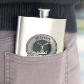 Clan Gordon Crest & Tartan Flacon (Voorbeeld)