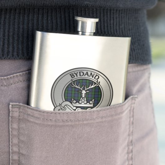 Clan Gordon Crest & Tartan Flacon (Voorbeeld)