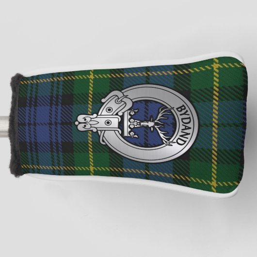 Clan Gordon Crest & Tartan Golfheadcover (Voorkant)