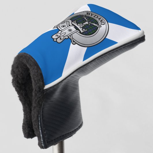 Clan Gordon Crest & Tartan Golfheadcover (3/4 voorkant)